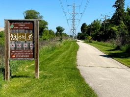 Oak Leaf Trail - a part of my Lake Michigan bicycle tour